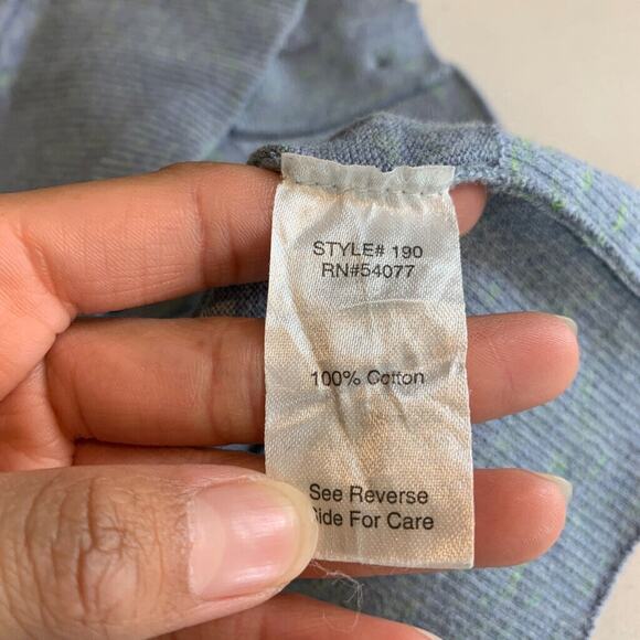 Cabi Cardigan Womens S Small Blue Gray Cotton Button Billi Ribbed Trim Sweaters - Picture 8 of 10